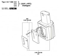 Bosch 2 607 335 023 ---- Accumulator Battery Spare Parts